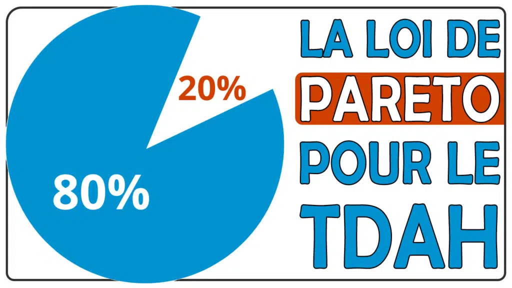 La loi de Pareto pour réussir en ayant un TDAH